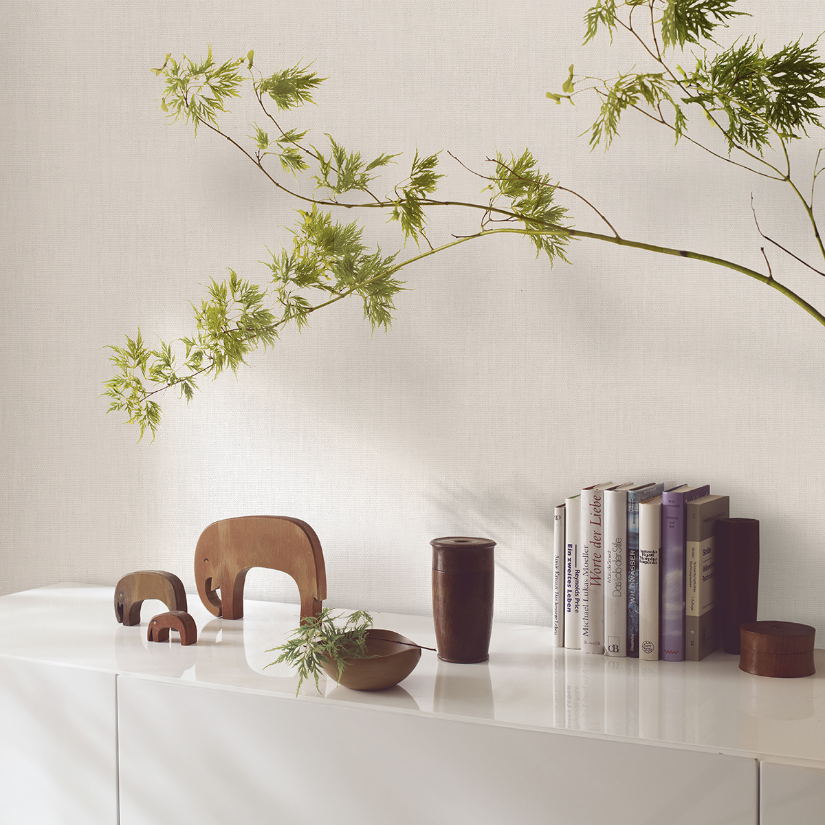 Тапет Botanica плат светлосив 