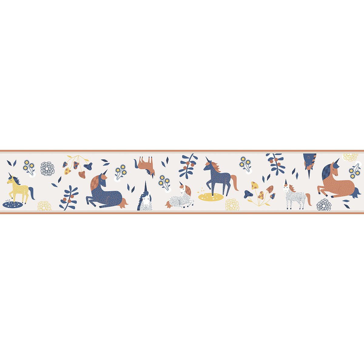 Фриз Kids’Walls Бял-Син-Червен 0.18х5м 