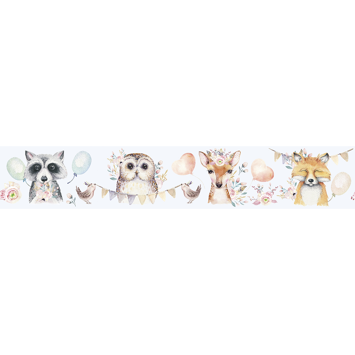 Фриз Kids’Walls Син-Бежов-Оранжев 0.18х5м 
